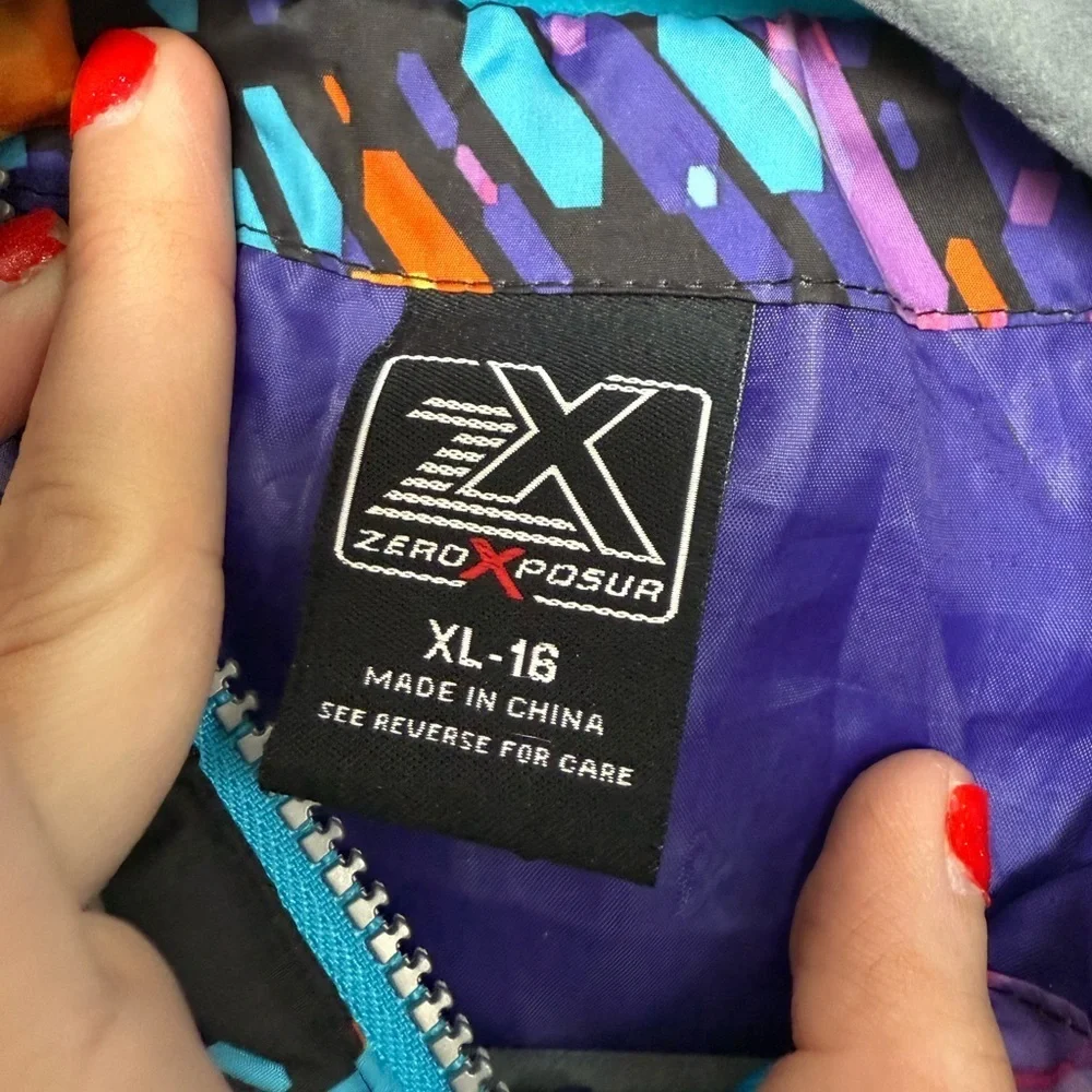 ZeroXposur Multicolor Kids Puffer Jacket - Picture 4 of 5